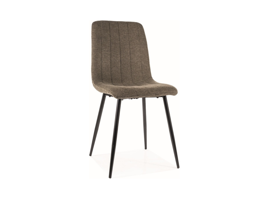 Jedálenská stolička ALENA Brego - čierna / olivovo hnedá