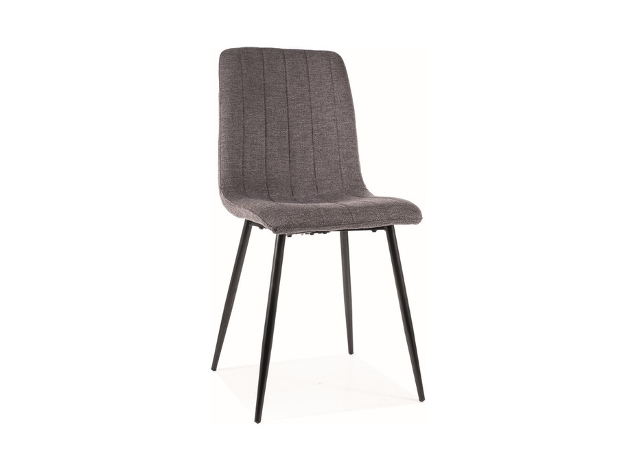 Jedálenská stolička ALENA Brego - čierna / tmavo šedá