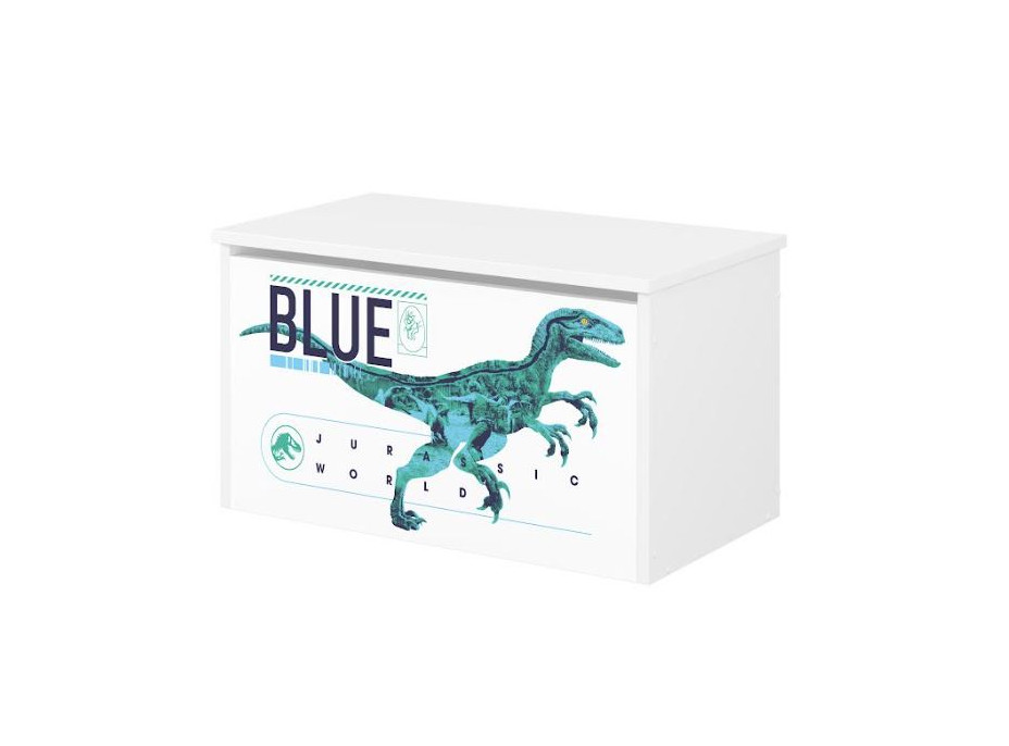 Detská truhla na hračky Jurský svet - Blue
