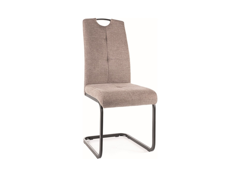 Jedálenská stolička AXE - čierna / béžová