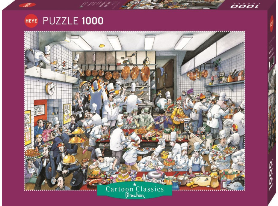 HEYE Puzzle Cartoon Classics: Kreatívni kuchári 1000 dielikov