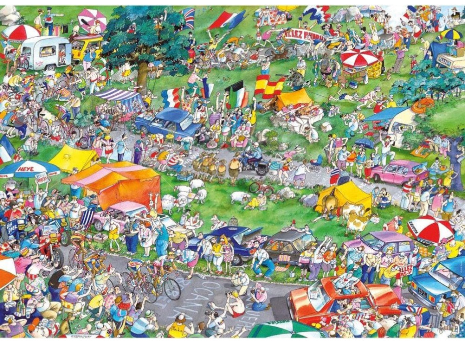 HEYE Puzzle Cyklistické preteky 1000 dielikov