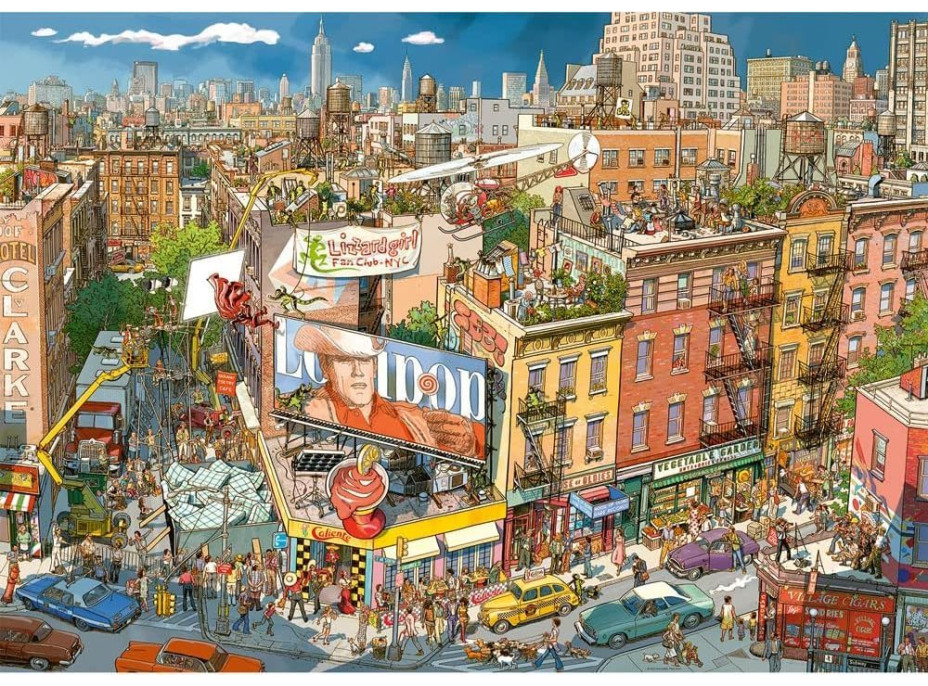HEYE Puzzle Film o superhrdinoch 2000 dielikov