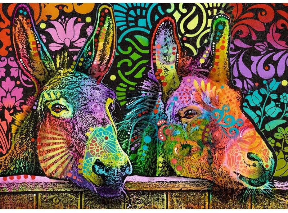 HEYE Puzzle Jolly Pets: Oslie láska 1000 dielikov