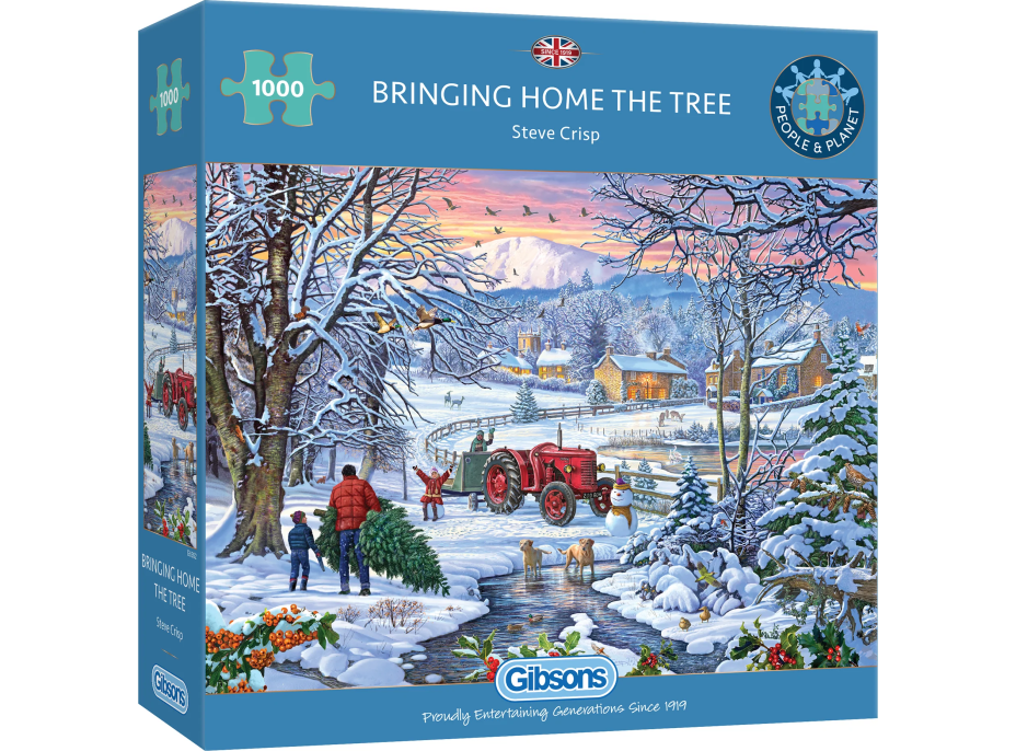 GIBSONS Puzzle Nesieme stromček 1000 dielikov