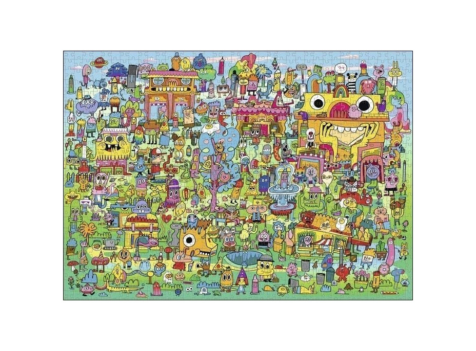 HEYE Puzzle Pens are my Friends: Doodle Village 1000 dielikov