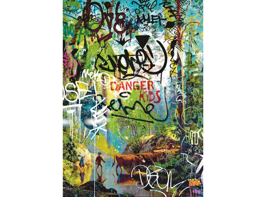 HEYE Puzzle Rebrush! Nebezpečné deti 1000 dielikov