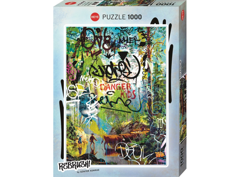 HEYE Puzzle Rebrush! Nebezpečné deti 1000 dielikov