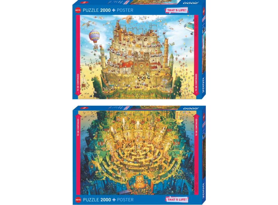 HEYE Puzzle That&#39;s Life: Hlboko 2000 dielikov