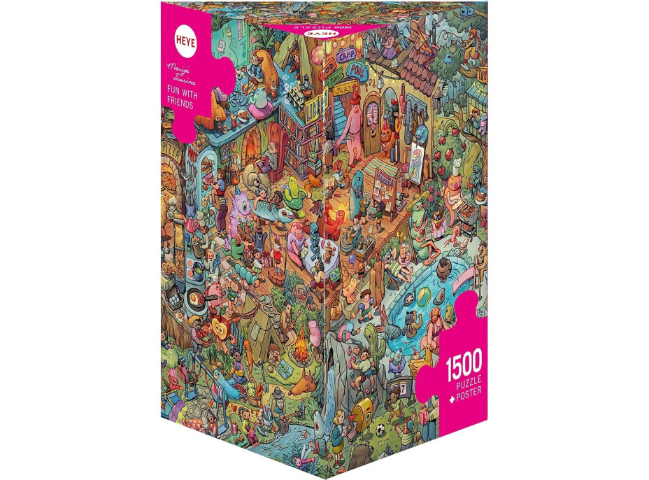 HEYE Puzzle Zábava s priateľmi 1500 dielikov