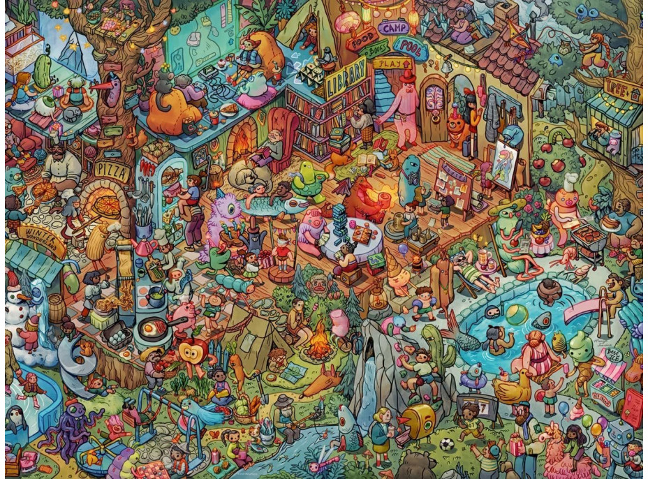 HEYE Puzzle Zábava s priateľmi 1500 dielikov
