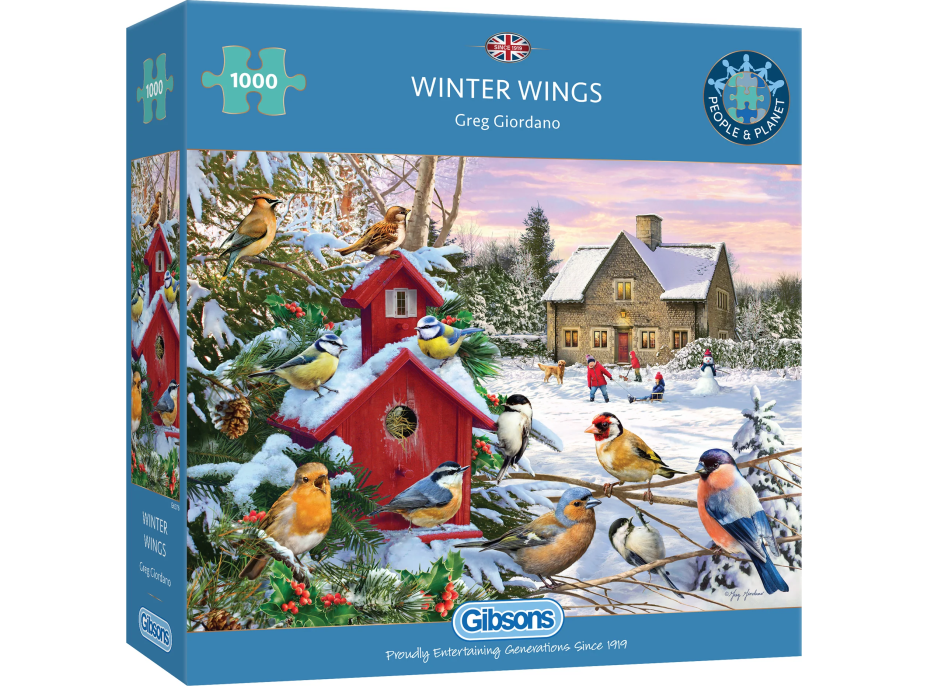 GIBSONS Puzzle Zimné krídla 1000 dielikov