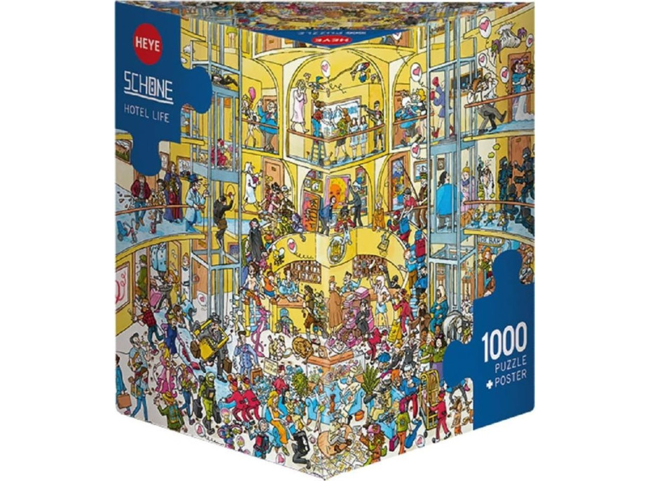 HEYE Puzzle Život v hoteli 1000 dielikov