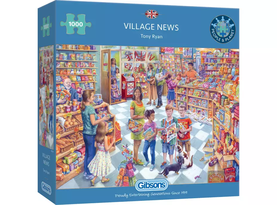 GIBSONS Puzzle Správy z dediny 1000 dielikov