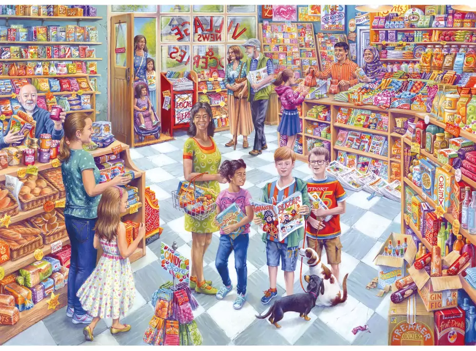 GIBSONS Puzzle Správy z dediny 1000 dielikov
