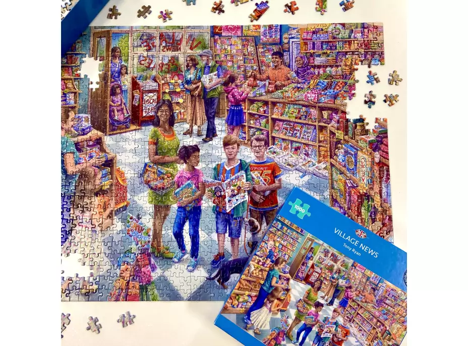 GIBSONS Puzzle Správy z dediny 1000 dielikov