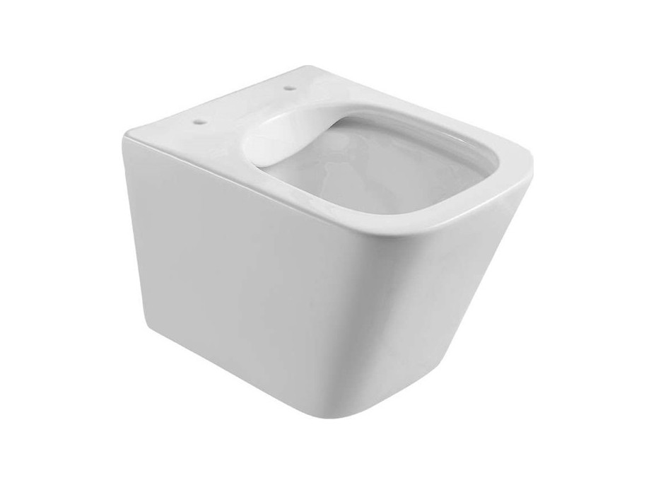 Závesné kapotované WC Smart Flush RIMLESS - 49x34x35 cm + duroplast sedátko SLIM