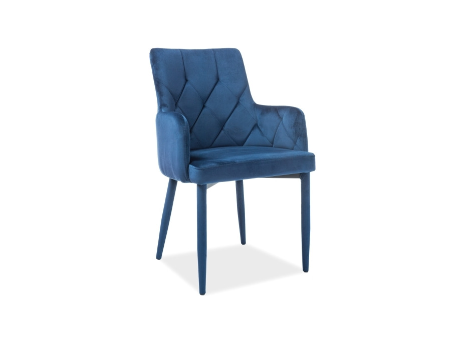 Jedálenská stolička RICHARD - tmavo modrá