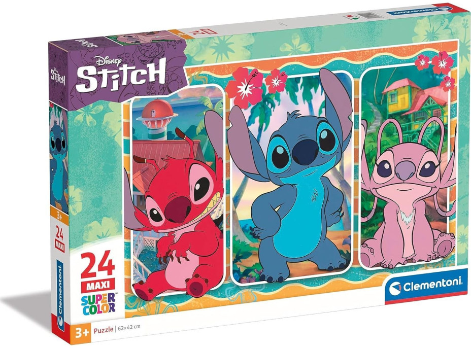 CLEMENTONI Puzzle Stitch MAXI 24 dielikov