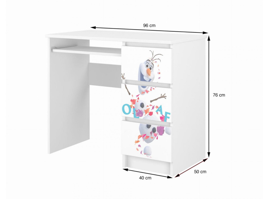 Detský písací stôl N35 - Kung Fu Panda - Stavebnica