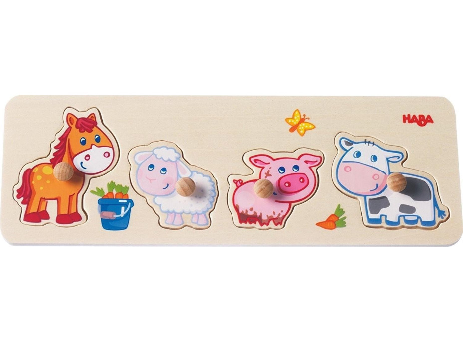 HABA Drevená vkladačka Zvieratká HABA Drevená vkladačka Zvieratká