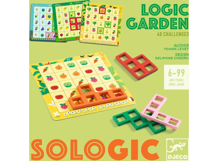 DJECO Logická hra Sologic - Záhrada