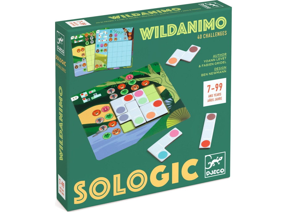 DJECO Vrecková hra Sologic - Wildanimo