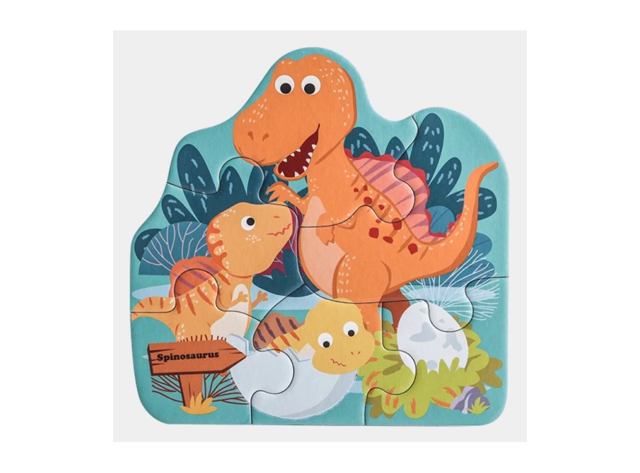 TOP BRIGHT Puzzle Dinosaurie vajcia 3x6 dielikov
