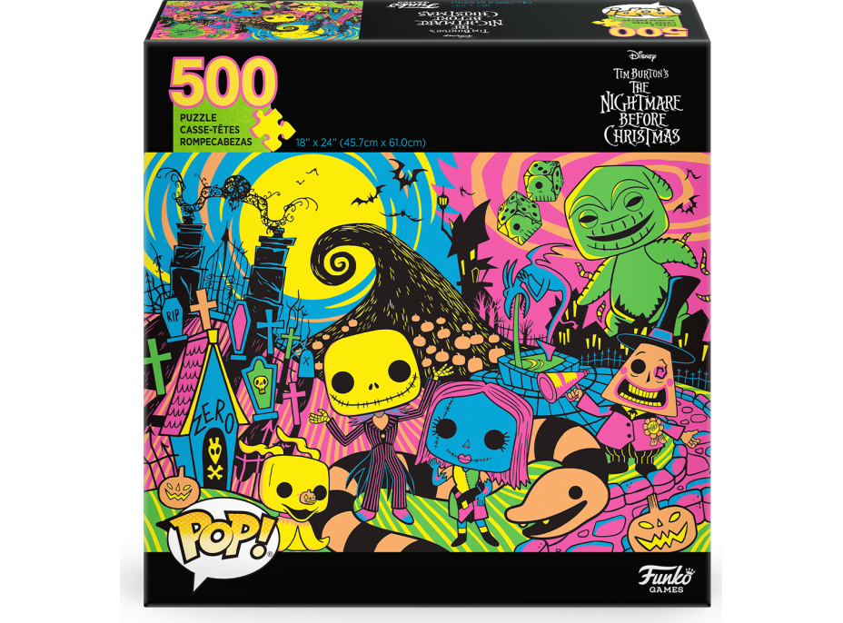 FUNKO GAMES Puzzle POP! Ukradnuté Vianoce Tima Burtona 500 dielikov