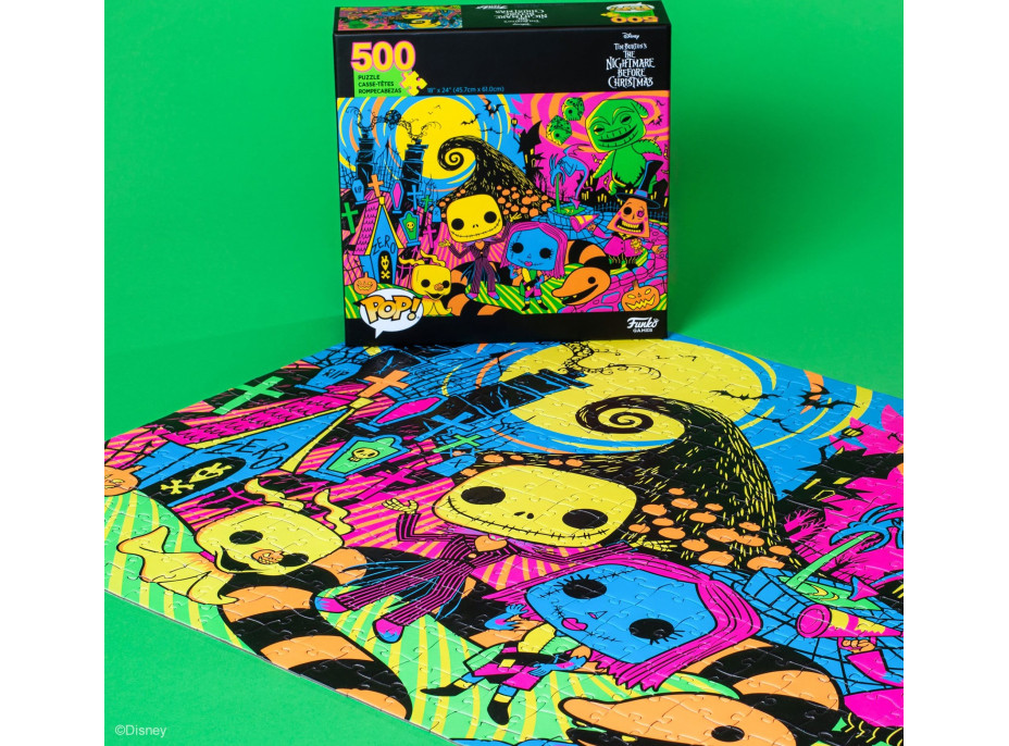 FUNKO GAMES Puzzle POP! Ukradnuté Vianoce Tima Burtona 500 dielikov