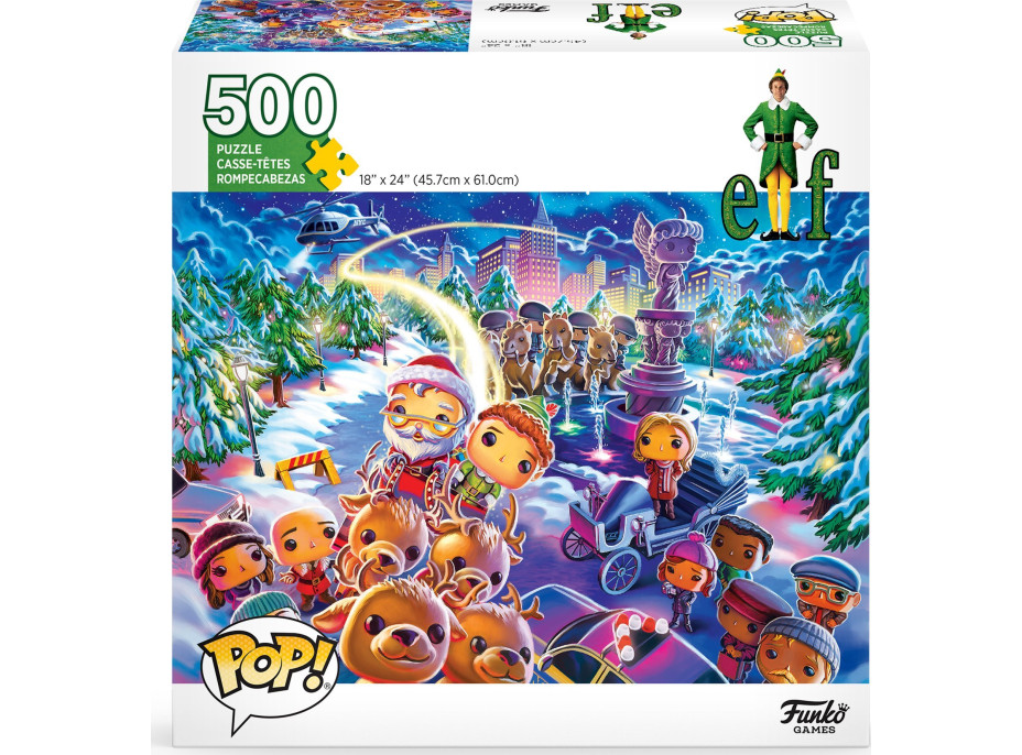 FUNKO GAMES Puzzle POP! Vianočný škriatok 500 dielikov