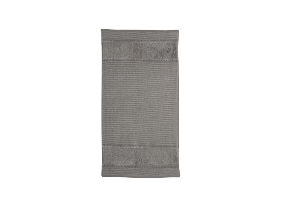 Bavlnený uterák RIVER - 50x90 cm - 500g/m2 - strieborný