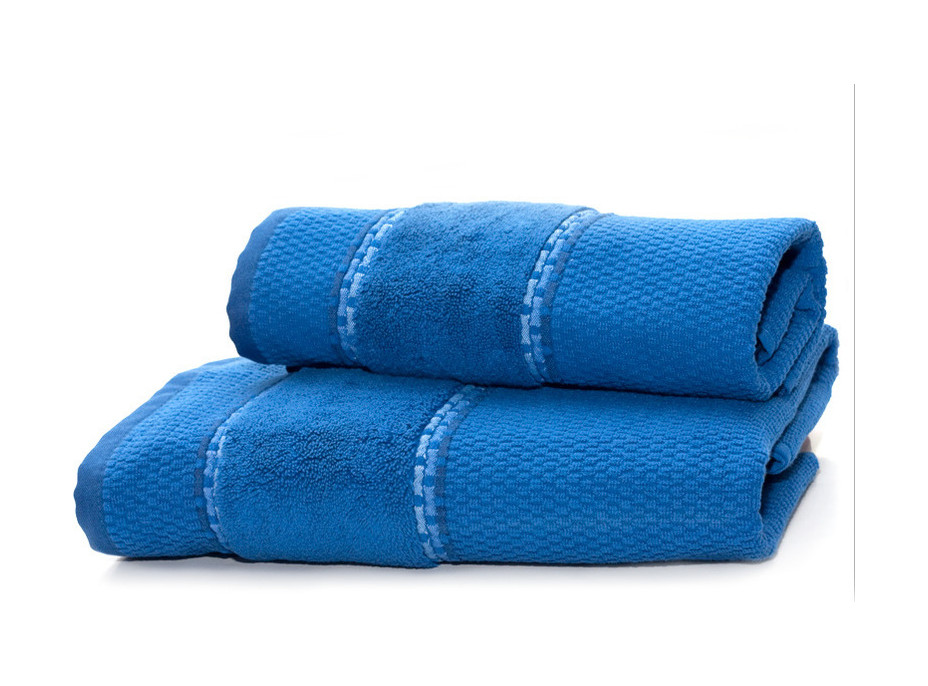 Bavlnený uterák RIVER - 50x90 cm - 500g/m2 - modrý