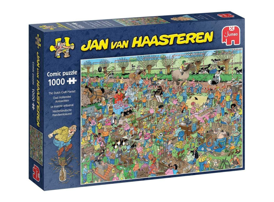 JUMBO Puzzle JvH Holandský remeselný trh 1000 dielikov