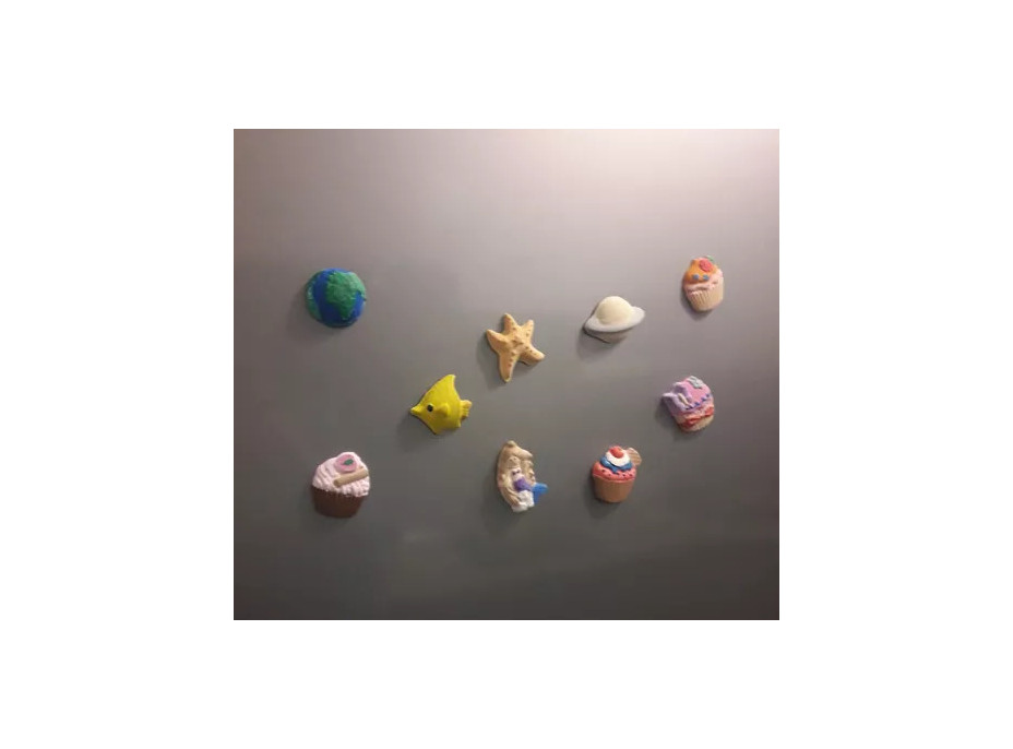 Súprava na výrobu magnetov - cupcakes
