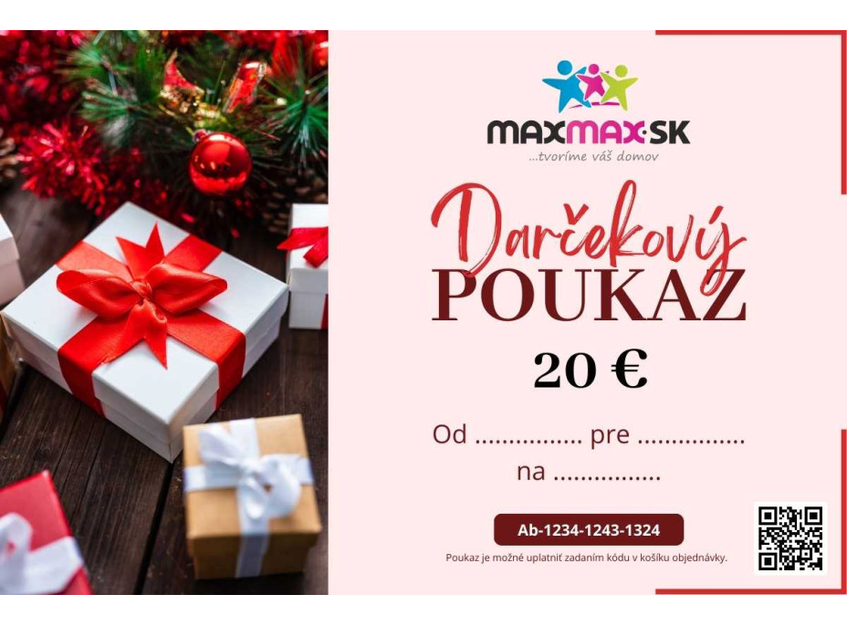 Darčekový poukaz v hodnote 20 €