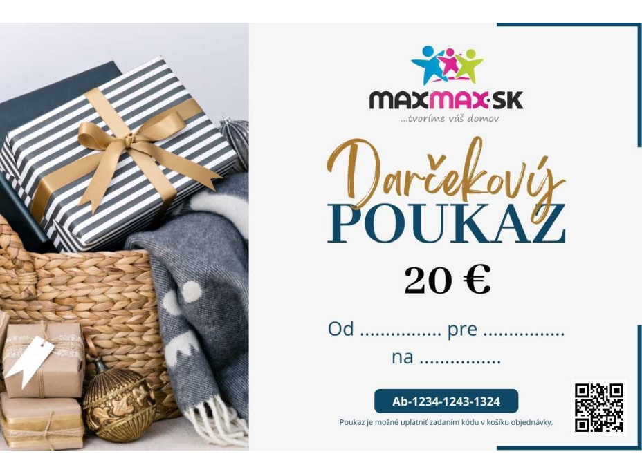 Darčekový poukaz v hodnote 20 €