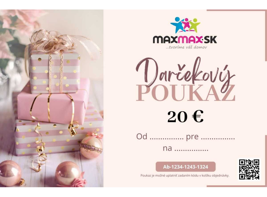 Darčekový poukaz v hodnote 20 €