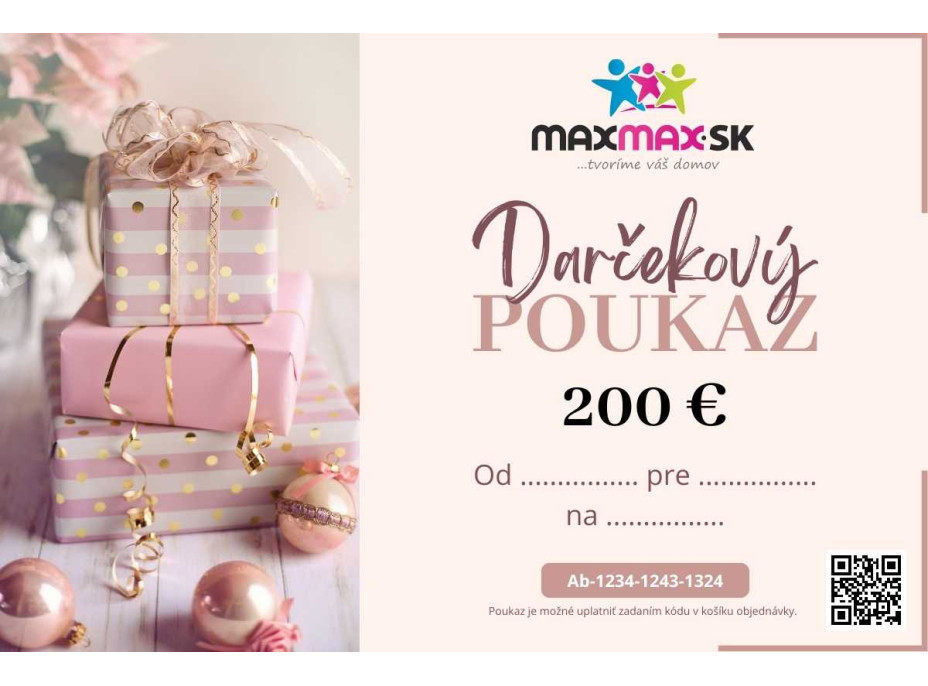 Darčekový poukaz v hodnote 200 €