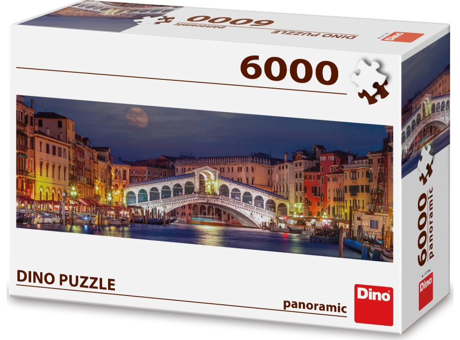 DINO Panoramatické puzzle Most Rialto 6000 dielikov