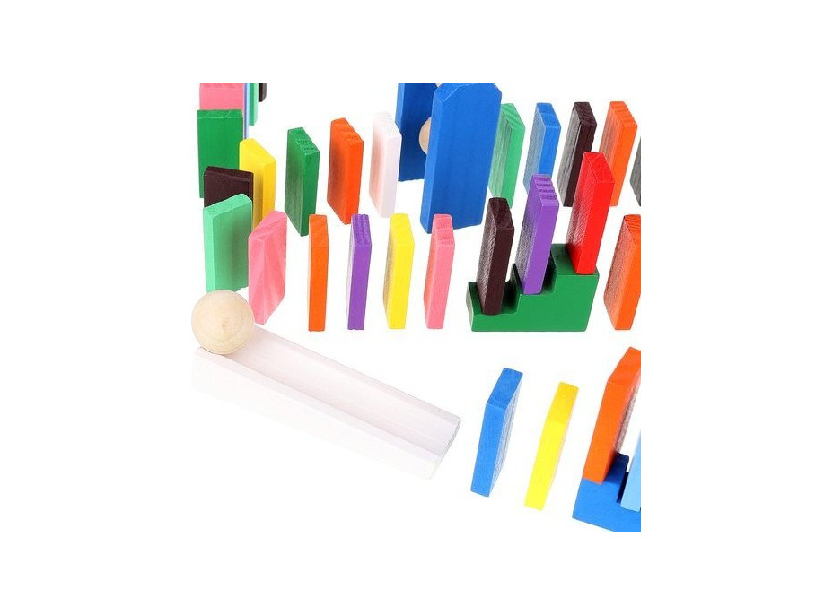 Drevené farebné domino 1080 ks