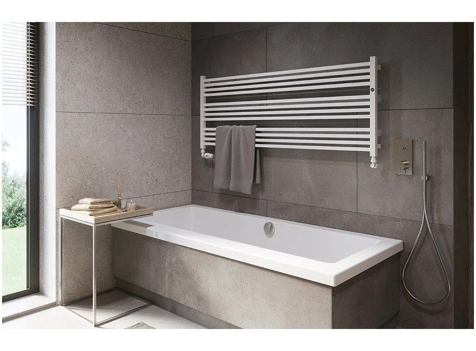 Kúpeľňový radiátor STICK LEVEL - biely