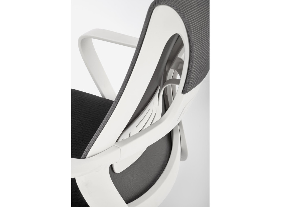 Kancelárska stolička RIMINI 2 - šedá/čierna/biela