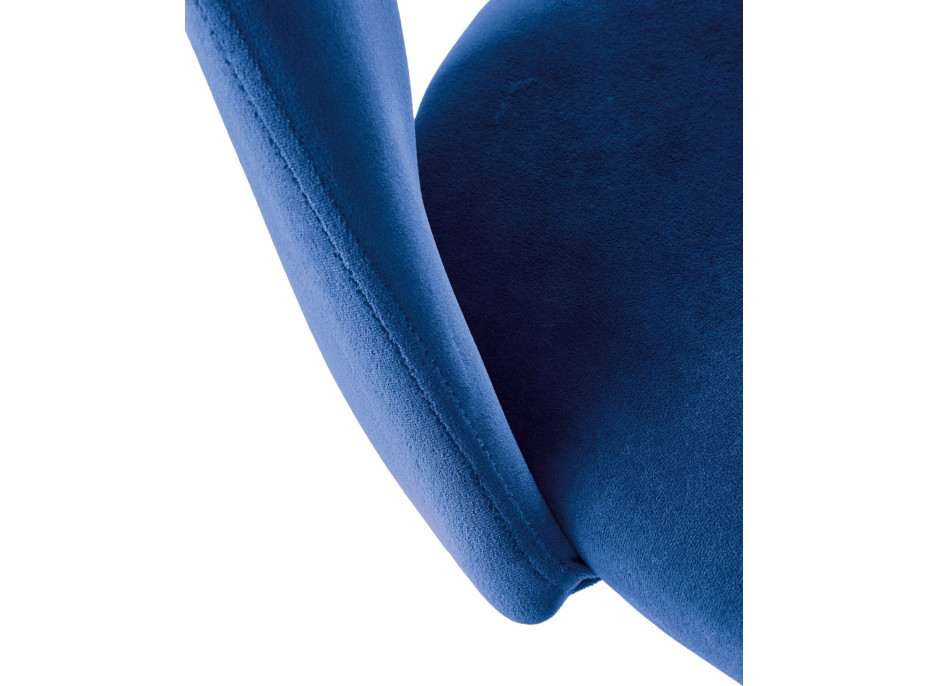 Jedálenské kreslo LEONA - tmavo modré