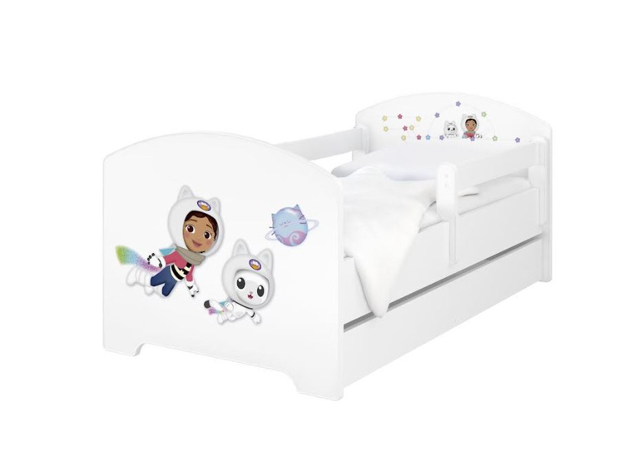 Detská posteľ OSKAR - 180x80 cm - Gabi - Astronautka