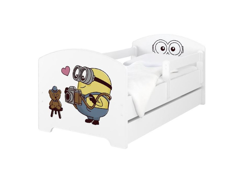 Detská posteľ OSKAR - 180x80 cm - Mimoni - Fotograf