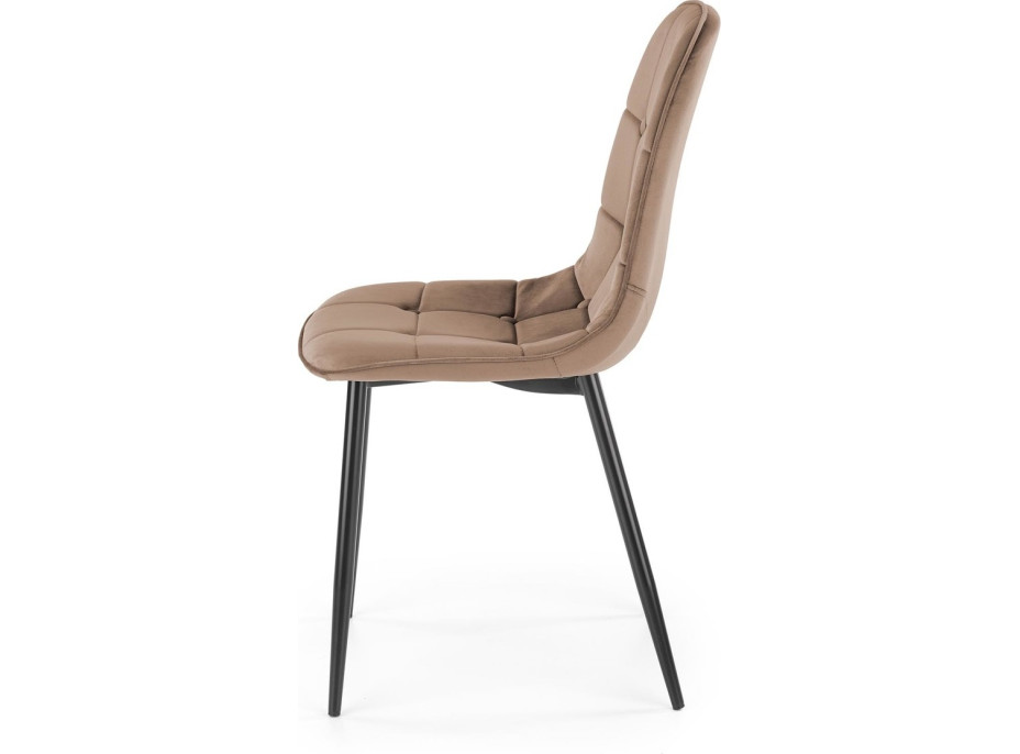 Jedálenská stolička STEFAN - béžová/čierna