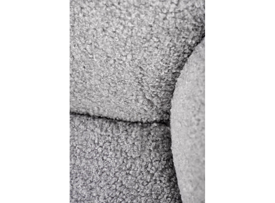 Jedálenské otočné kresielko CONOR - šedé