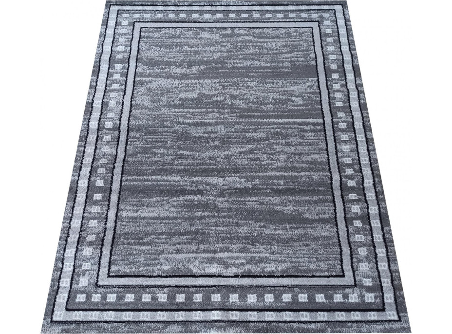 Kusový koberec HASTE Frame - šedý