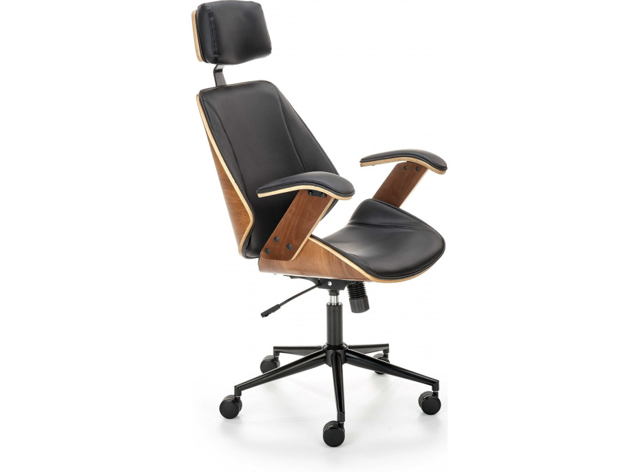 Kancelárska stolička IGNAZIO - orech/čierna